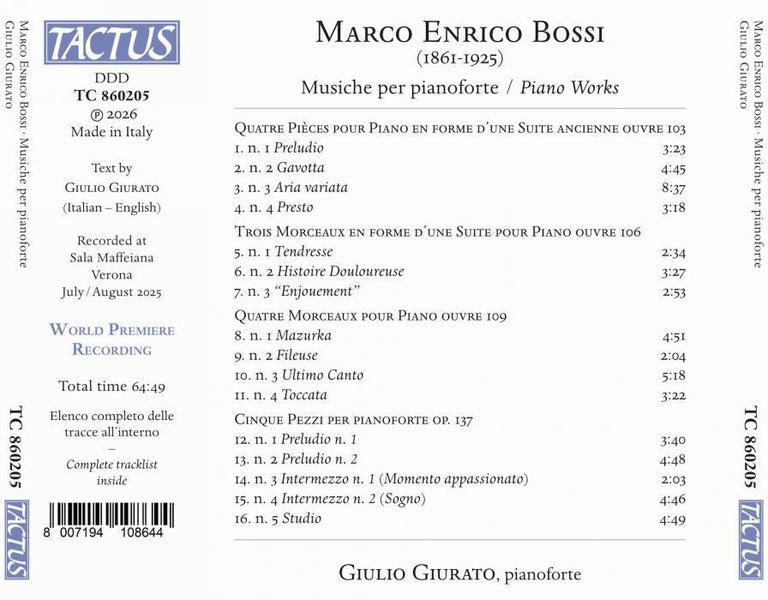 Musique pour piano - Front Cover