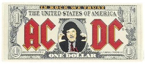 Patch  de AC/DC - One Dollar - pour Indifférent - multicolore - AC/DC