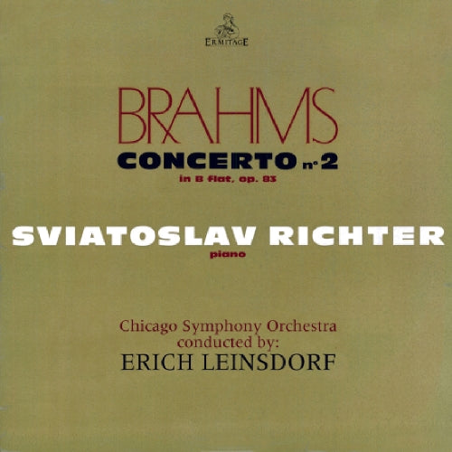 BRAHMS: Concerto No. 2 in B-Flat, Op. 83 - Front Cover