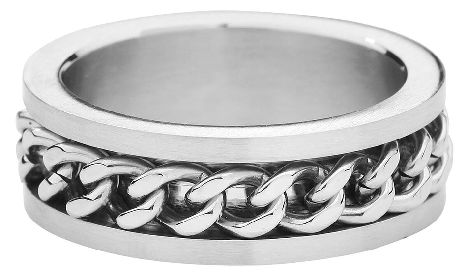 Bague  de etNox hard and heavy - Maille D'Acier - pour Unisexe - couleur argent - etNox hard and heavy