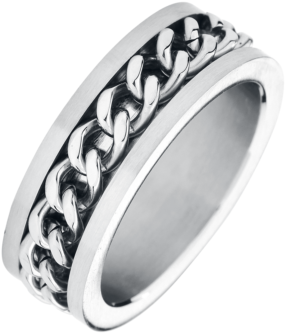 Bague  de etNox hard and heavy - Maille D'Acier - pour Unisexe - couleur argent - etNox hard and heavy - View 2