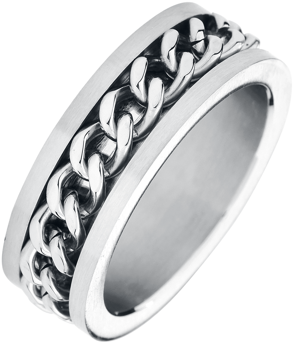 Bague  de etNox hard and heavy - Maille D'Acier - pour Unisexe - couleur argent - etNox hard and heavy - View 2