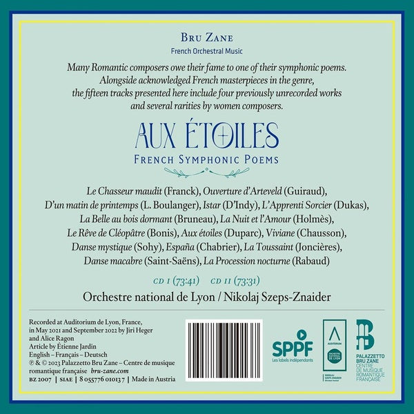 Aux étoiles - Poèmes symphoniques français - Front Cover