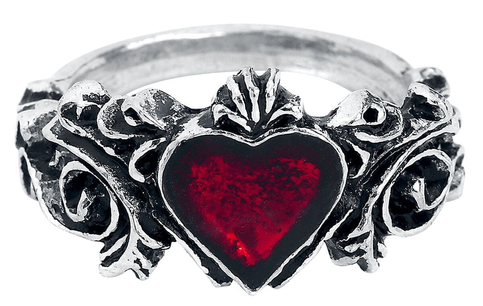 Bague Gothic de Alchemy Gothic - Fiançailles - pour Femme - couleur argent - Alchemy Gothic