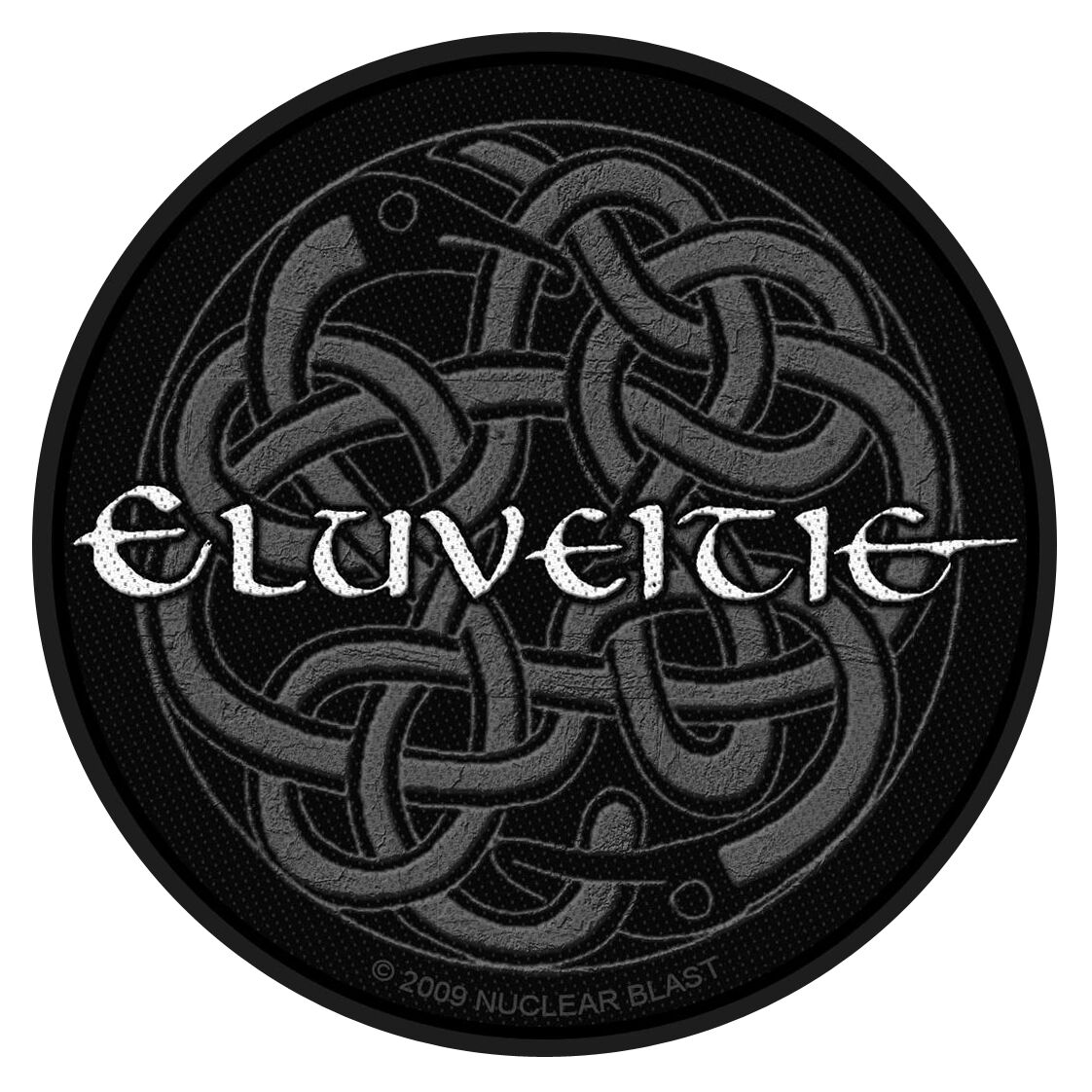 Patch  de Eluveitie - Eluveitie Logo - pour Indifférent - noir/gris/blanc - Eluveitie