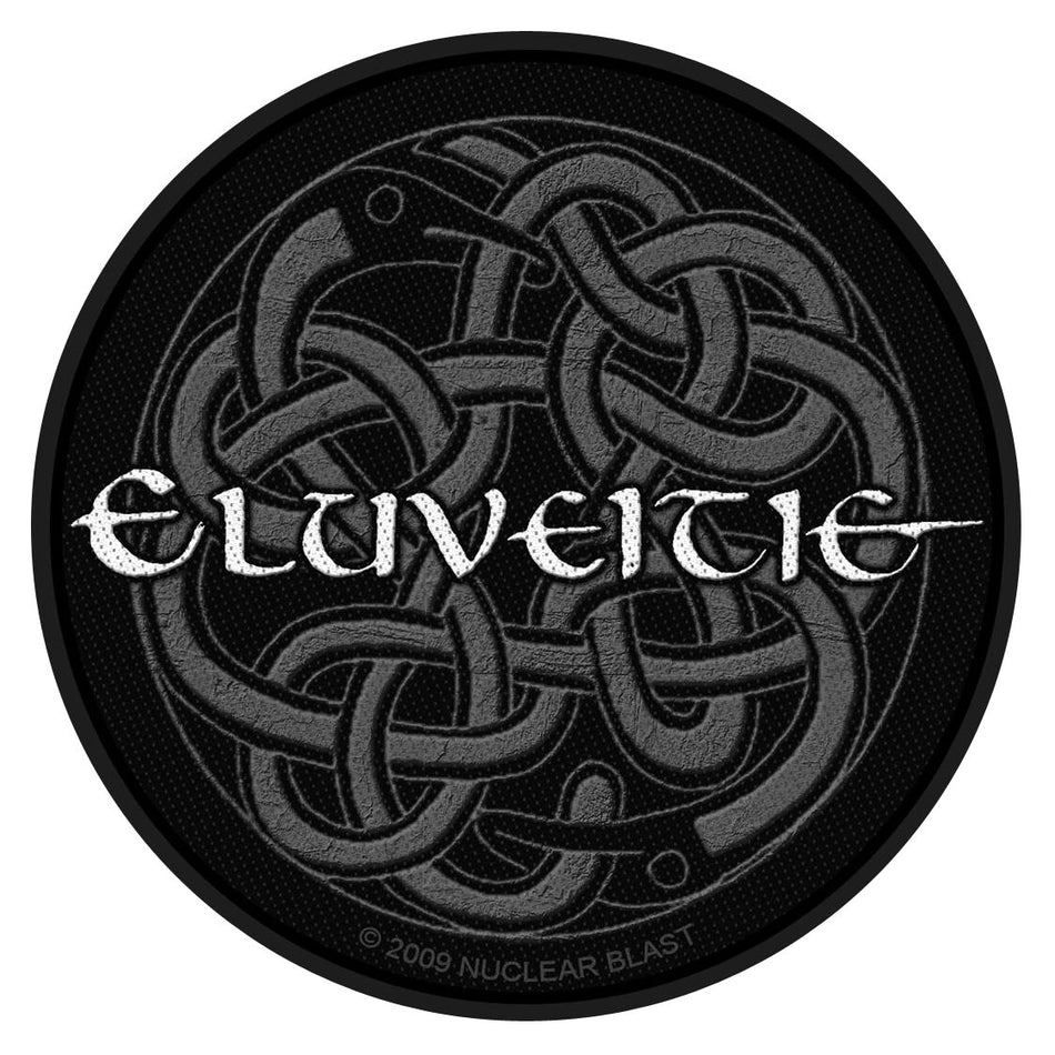Patch  de Eluveitie - Eluveitie Logo - pour Indifférent - noir/gris/blanc - Eluveitie