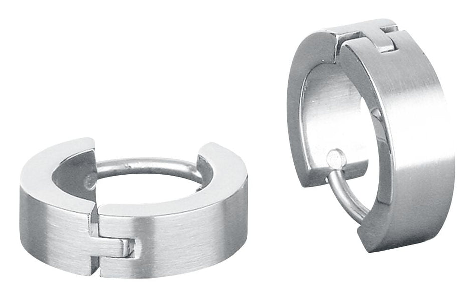 Boucles d'oreilles  de etNox - Créoles Acier Inoxydable - pour Unisexe - couleur argent - etNox