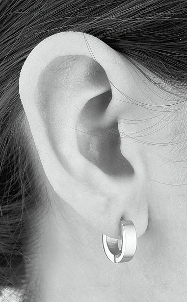 Boucles d'oreilles  de etNox - Créoles Acier Inoxydable - pour Unisexe - couleur argent - etNox - View 2