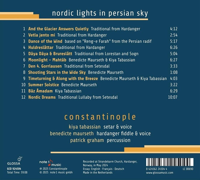Nordic lights in Persian Sky - Front Cover
