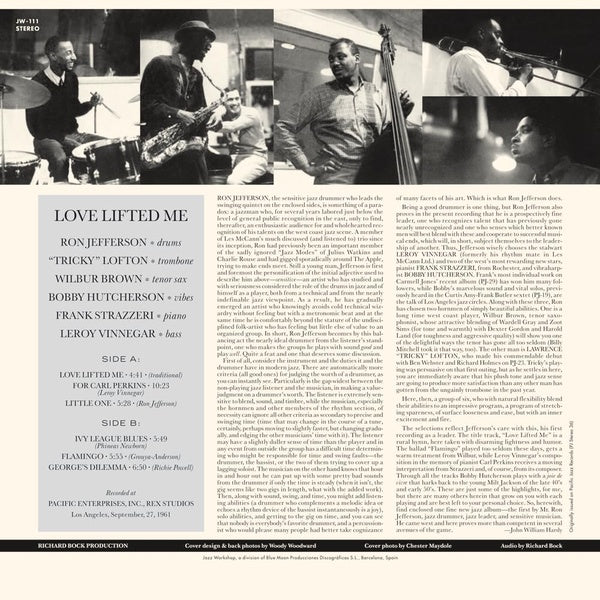 LOVE LIFTED ME - Front Cover