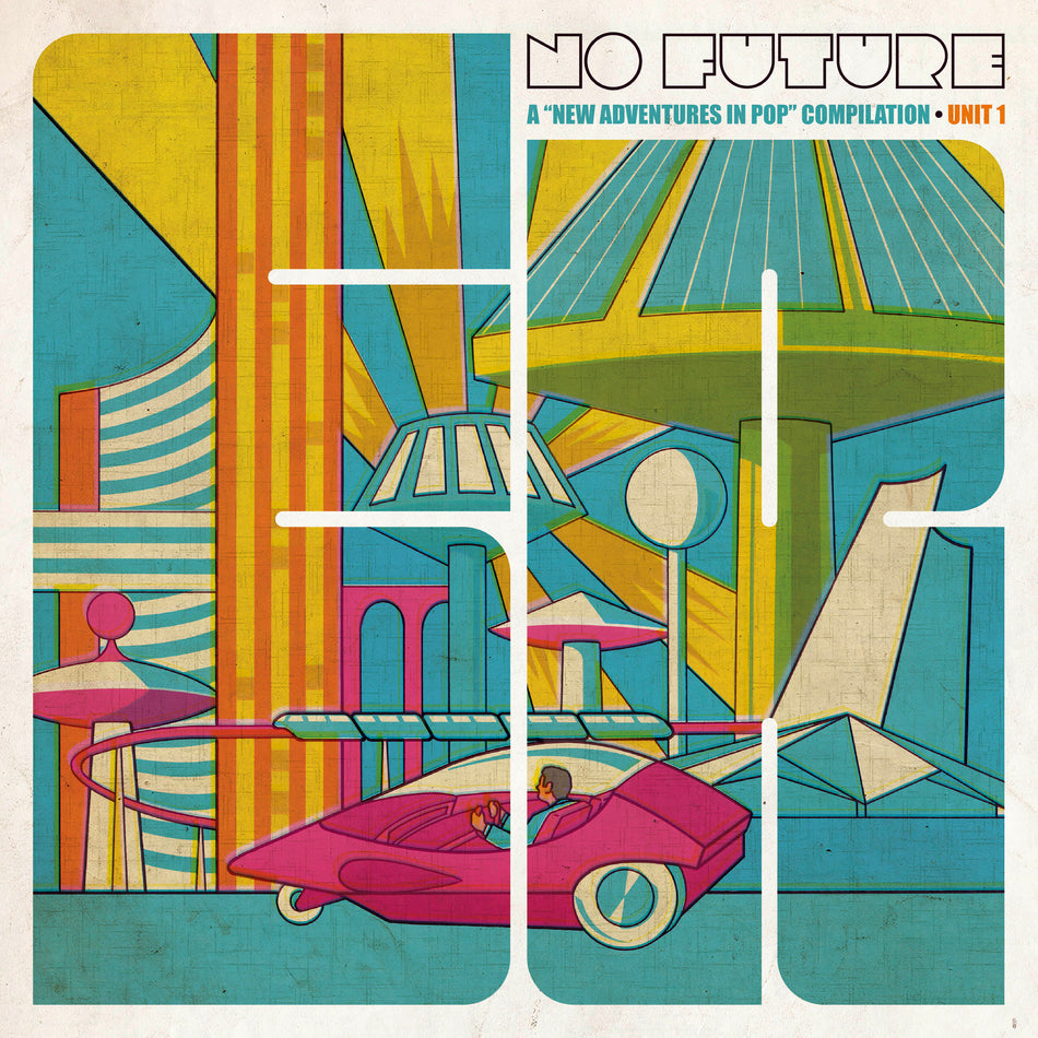 No Future A New Adventures In Pop Compilation - Unit 1/Magenta Vinyls - Front Cover