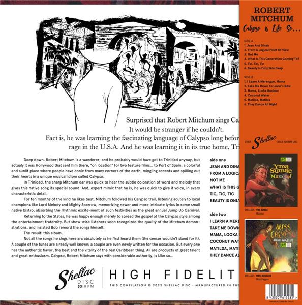 Calypso Is Like So - Front Cover