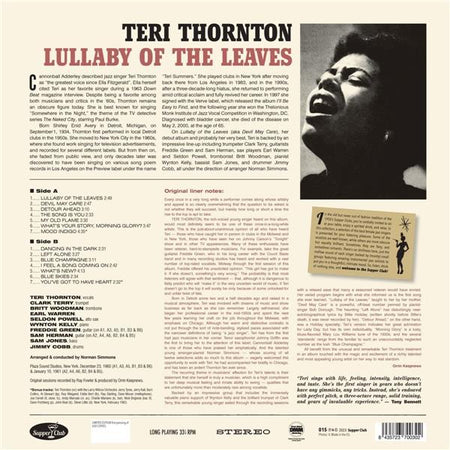 Lullaby Of The Leaves - Front Cover