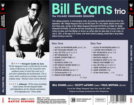 The Village Vanguard Sessions - Front Cover