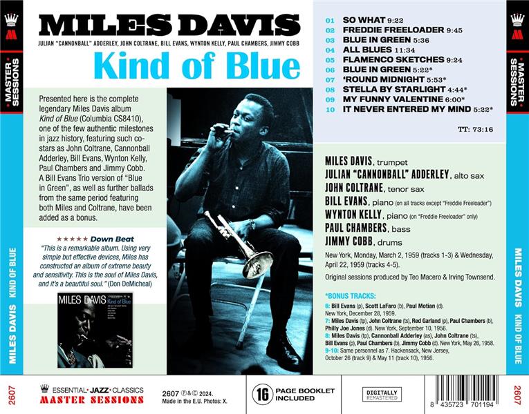 Kind of blue - Front Cover