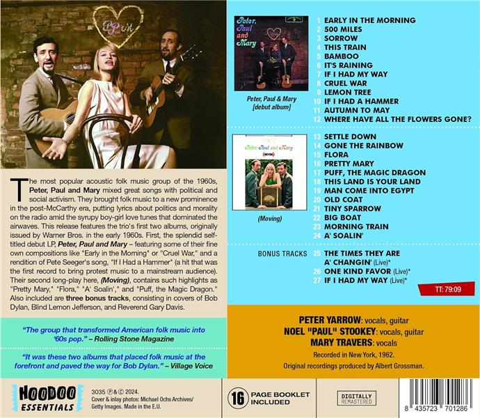 Debut Album + Moving - Front Cover