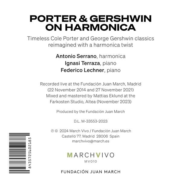 Porter & Gershwin On Harmonica / Live At The Fundación Juan March - Front Cover