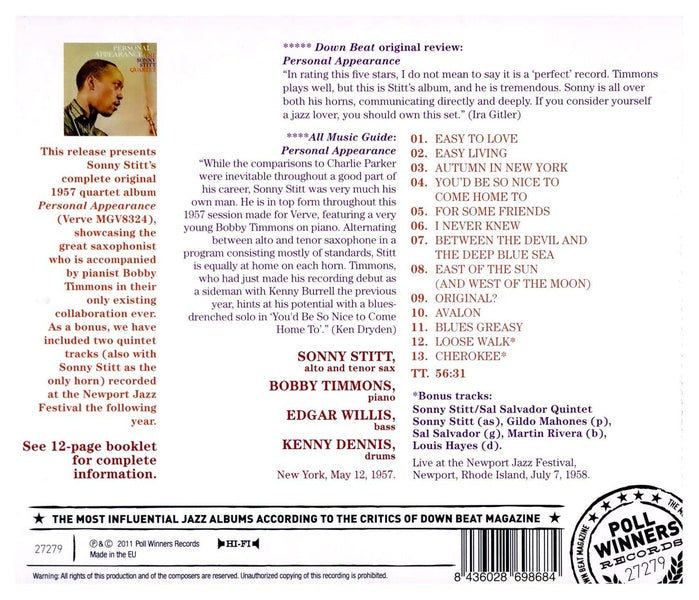 Personal Appearance (1957) - Front Cover