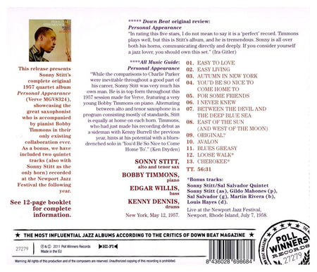 Personal Appearance (1957) - Front Cover