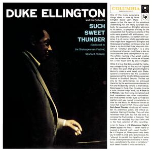 Ellington Duke / Such Sweet Thunder - Front Cover