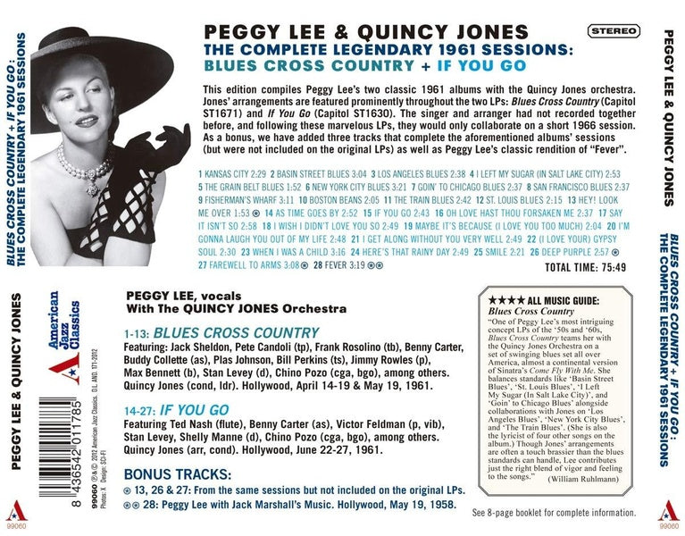 Blues Cross Country + If You Go Complete Legendary Sessions 1961 - Front Cover