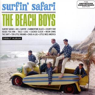 Surfin' safari debut album - Front Cover