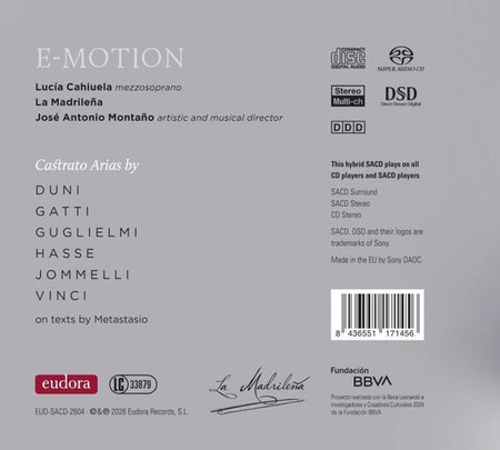 E-Motion / Airs pour castrats - Front Cover