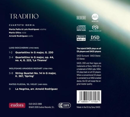 Traditio : Quatuors à cordes - Front Cover