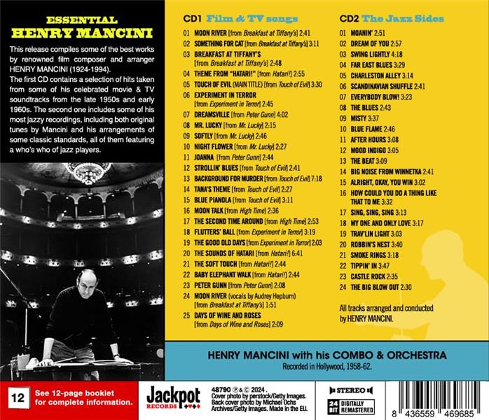 Essential Henry Mancini - Front Cover