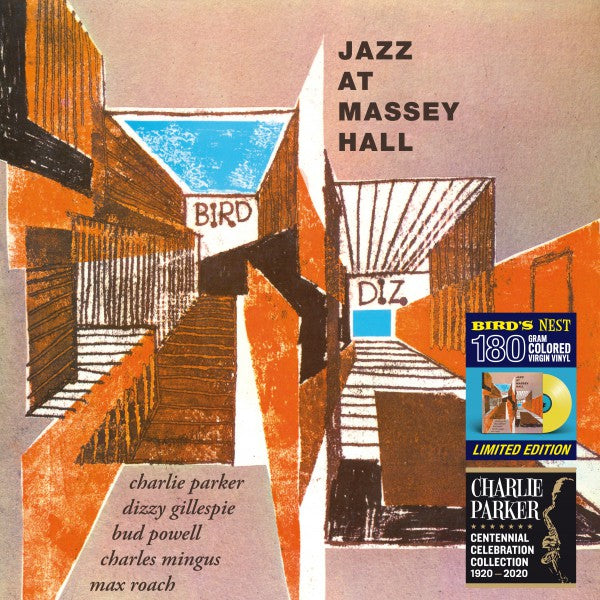 Jazz At Massey Hall Colored Centennial Edition in Transparent Yellow. - Front Cover