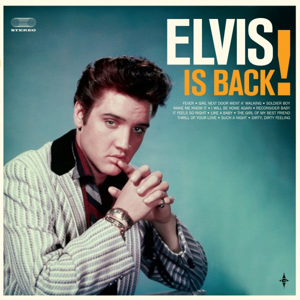 Elvis Is Back! + 2 Bonus Tracks + Bonus 7" Single "It's Now Or Never". - Front Cover