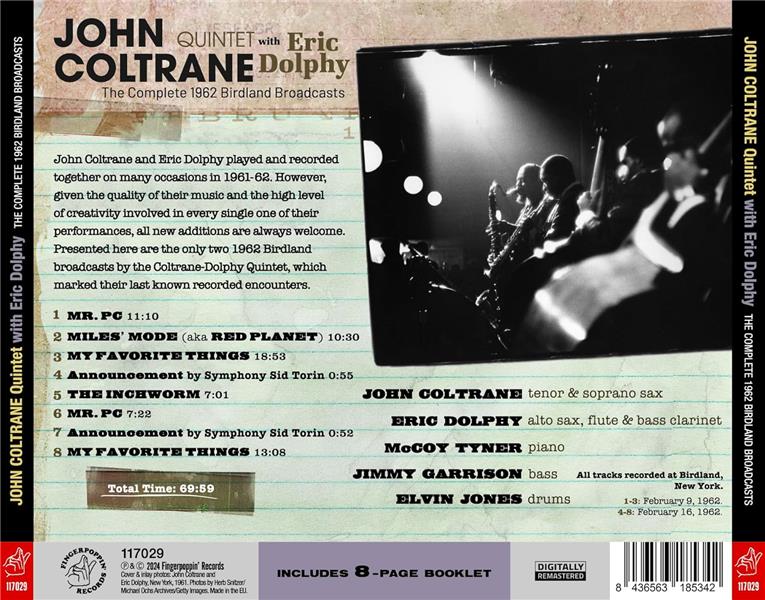 The Complete 1962 - Birdland Broadcasts - Front Cover