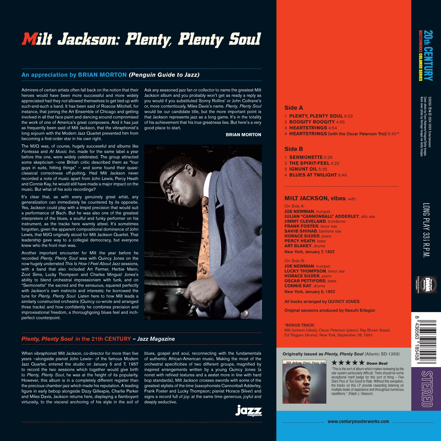 PLENTY, PLENTY SOUL (COLORED VINYL) - Back Cover