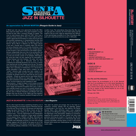 JAZZ IN SILHOUETTE (COLORED VINYL) - Back Cover