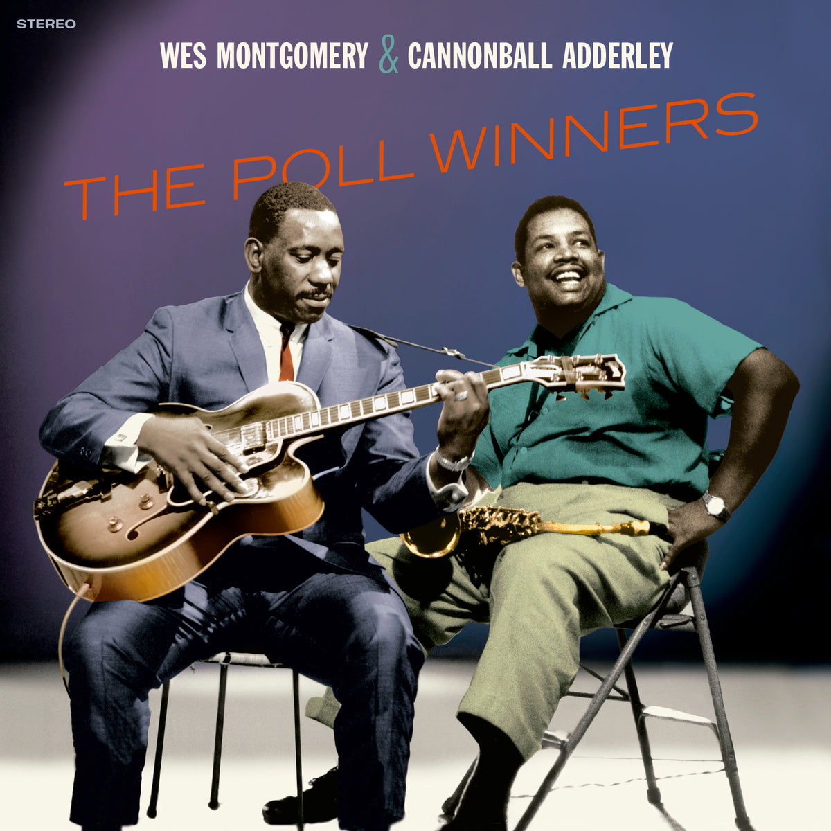 WES MONTGOMERY & CANNONBALL ADDERLEY - THE POLL WINNERS - Front Cover