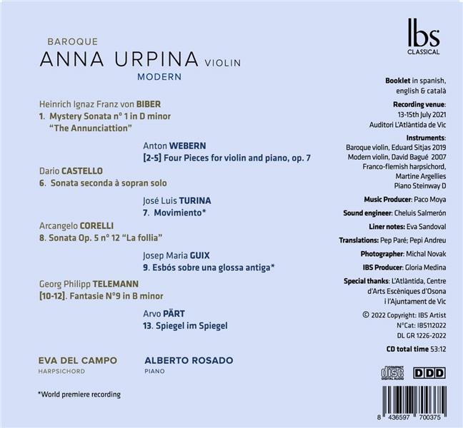 Baroque & Modern - Front Cover