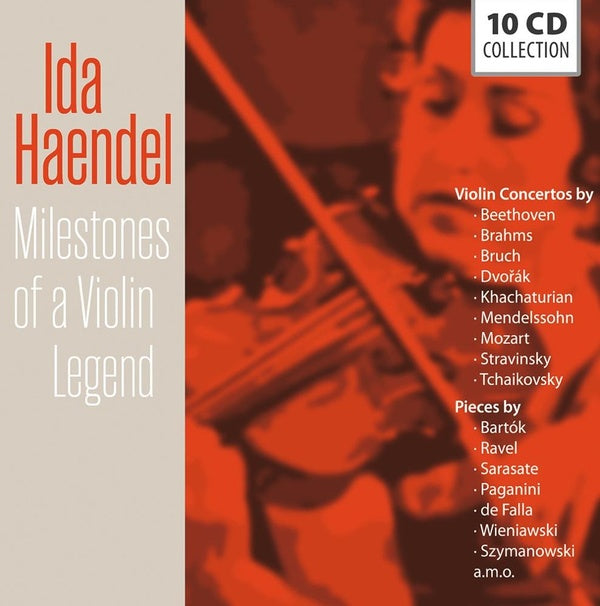 Milestones Of A Violin Legend / Ida Haendel - Front Cover