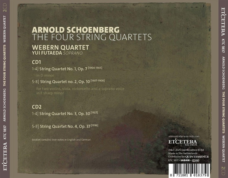 Les 4 quatuors - Front Cover