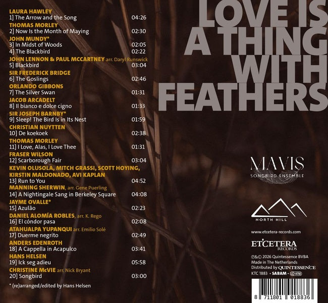Love Is A Thing With Feathers - Front Cover
