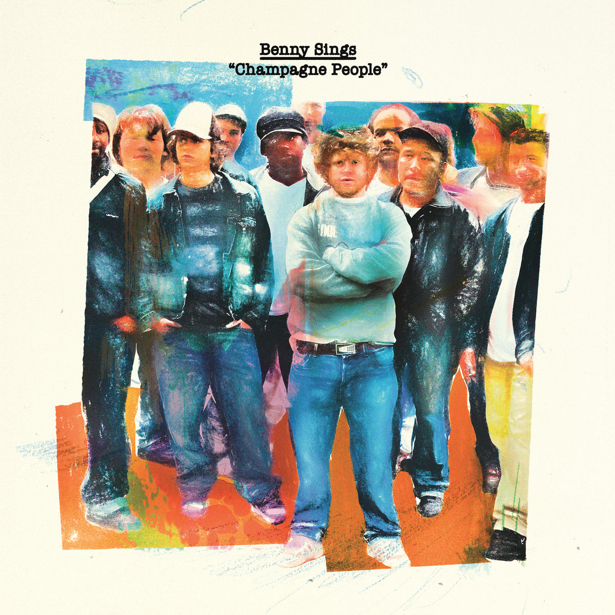 CHAMPAGNE PEOPLE/VINYLE BLANC CREME 180GR - Front Cover