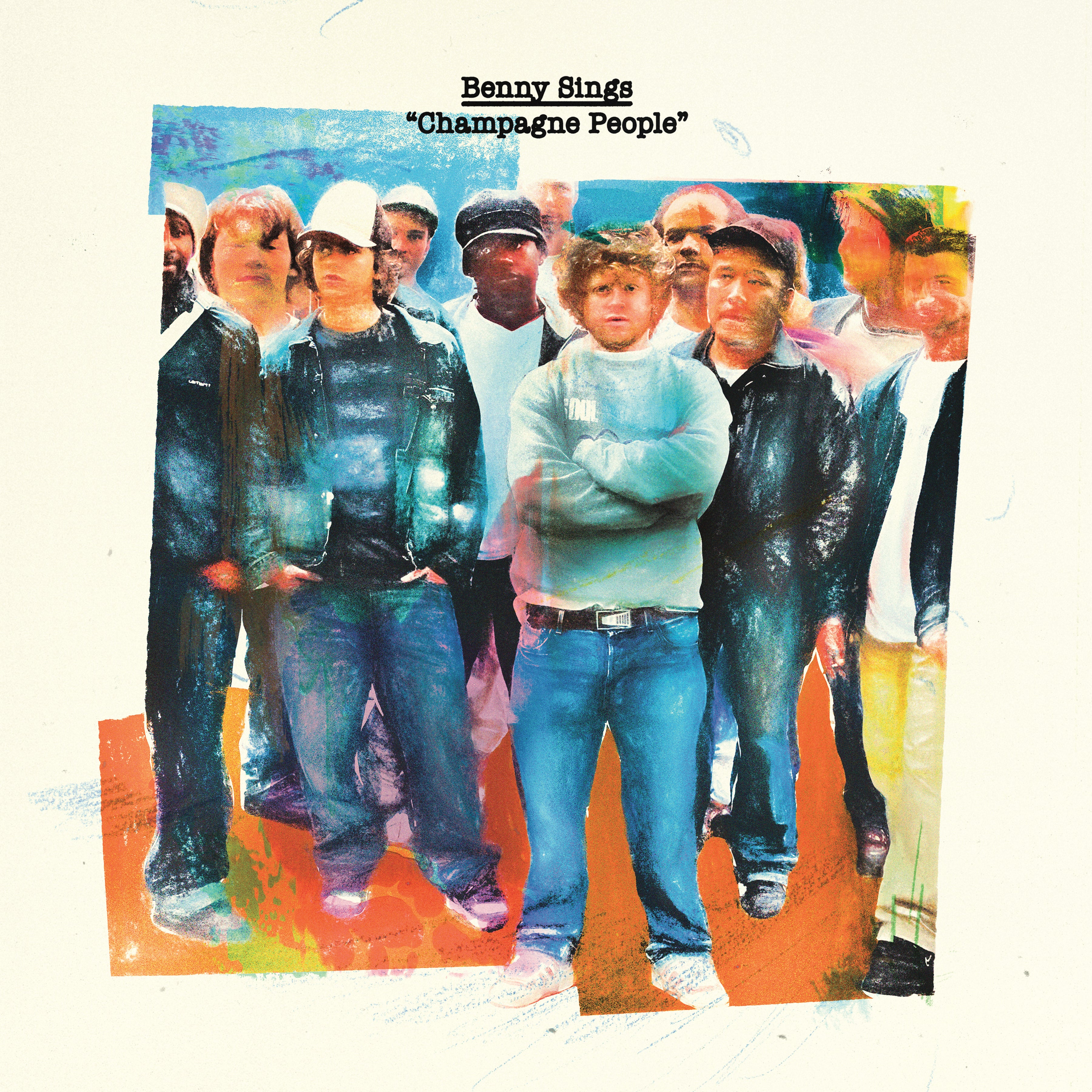 CHAMPAGNE PEOPLE/VINYLE BLANC CREME 180GR - Front Cover