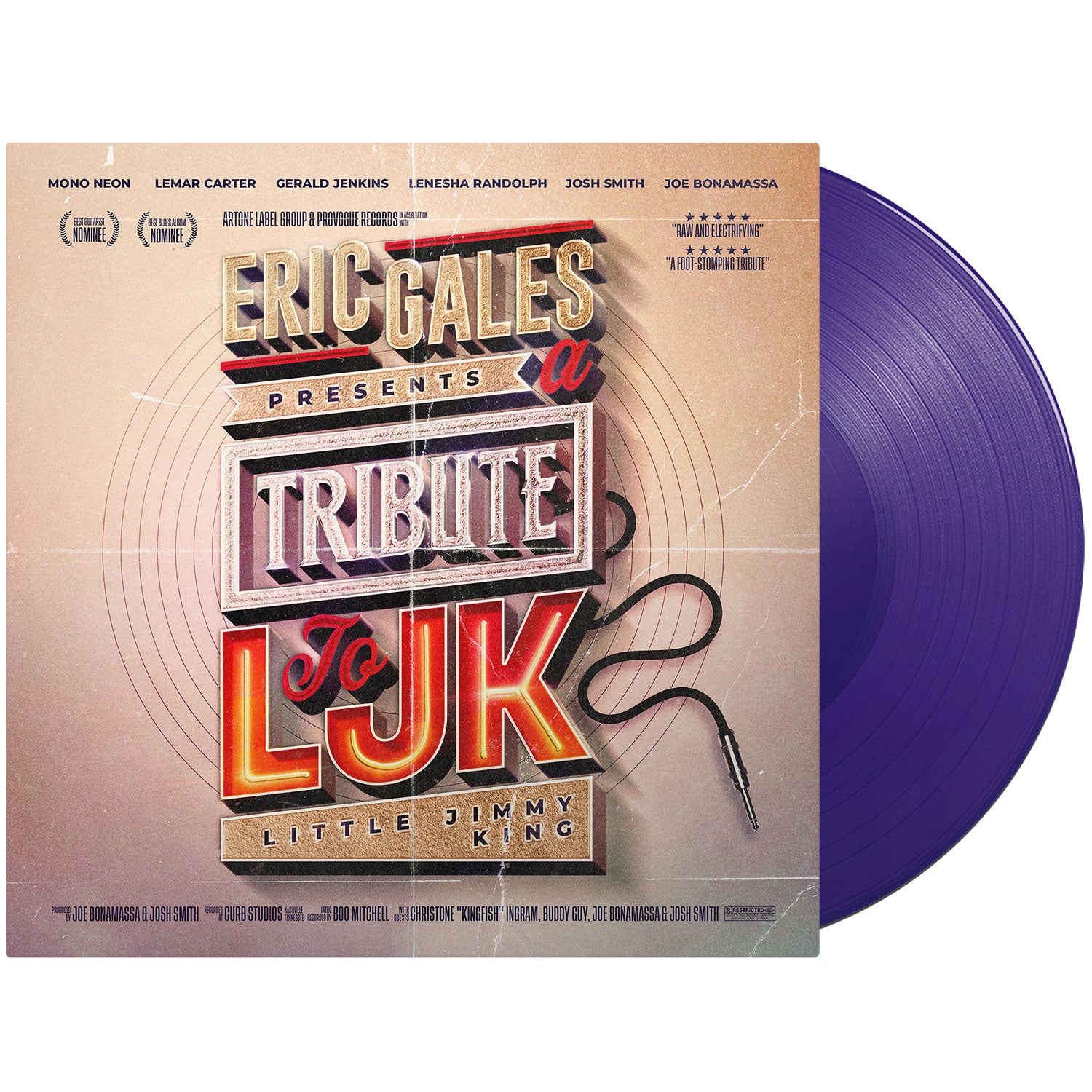 A TRIBUTE TO LJK - ÉDITION LIMITÉE - VINYLE VIOLET - Front Cover