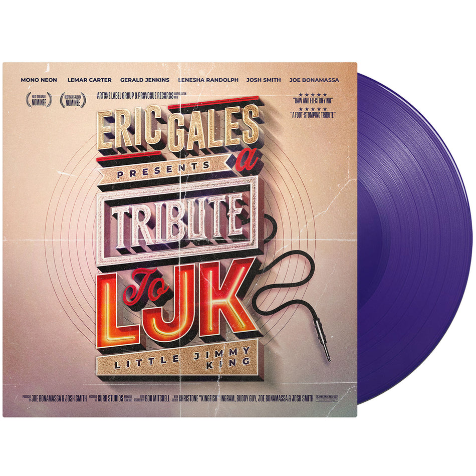 A TRIBUTE TO LJK - ÉDITION LIMITÉE - VINYLE VIOLET - Front Cover
