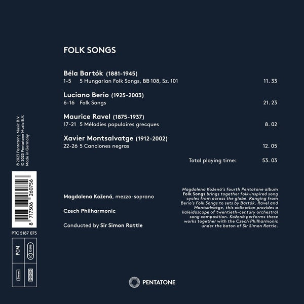 Folk Songs - Front Cover