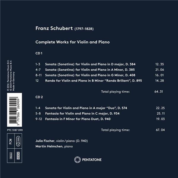 Oeuvres pour violon et piano (Intégrale) - Front Cover