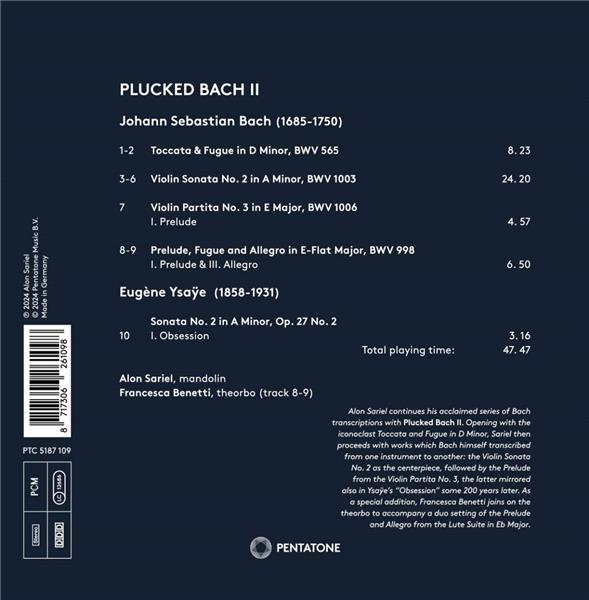 Plucked Bach II - Front Cover