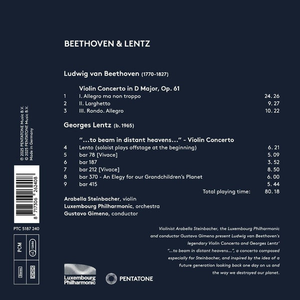 Beethoven And Lentz - Front Cover