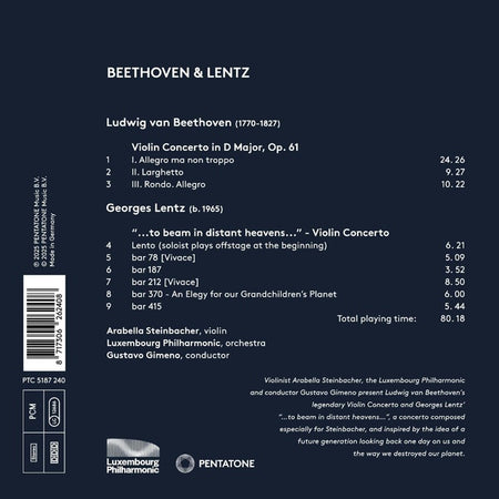Beethoven And Lentz - Front Cover