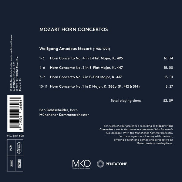 Concertos pour cor - Front Cover