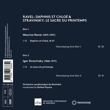 Daphnis Et Chloe / Sacre Du Printemps - Front Cover